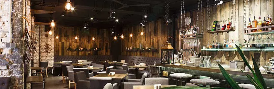 LED-Beleuchtung im Bar beleuchtete Bar/Restaurant