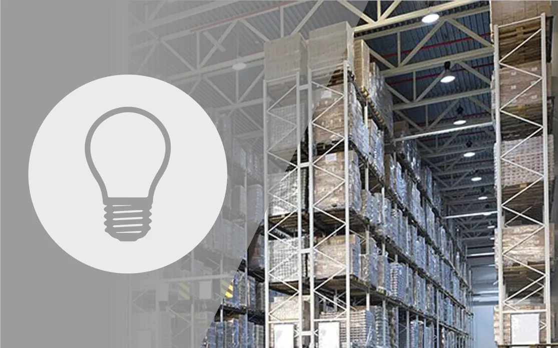 Highbays als Lagerbeleuchtung