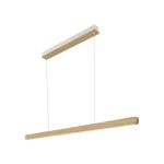 Nordlux Ilgas Suspension Luminaire Bois Brun 42W 1800lm - 830 Blanc Chaud | Dimmable 
