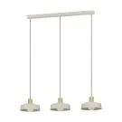 Eglo Suspension Luminaire Valdiola Acier Poncé | IP20 - Convient pour 3x E27 